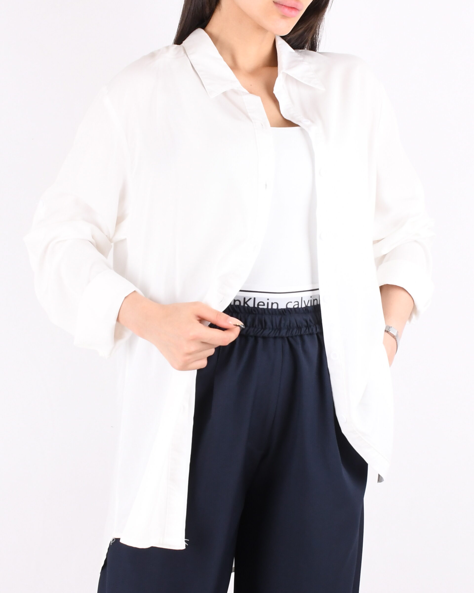 شومیز سفید L00576