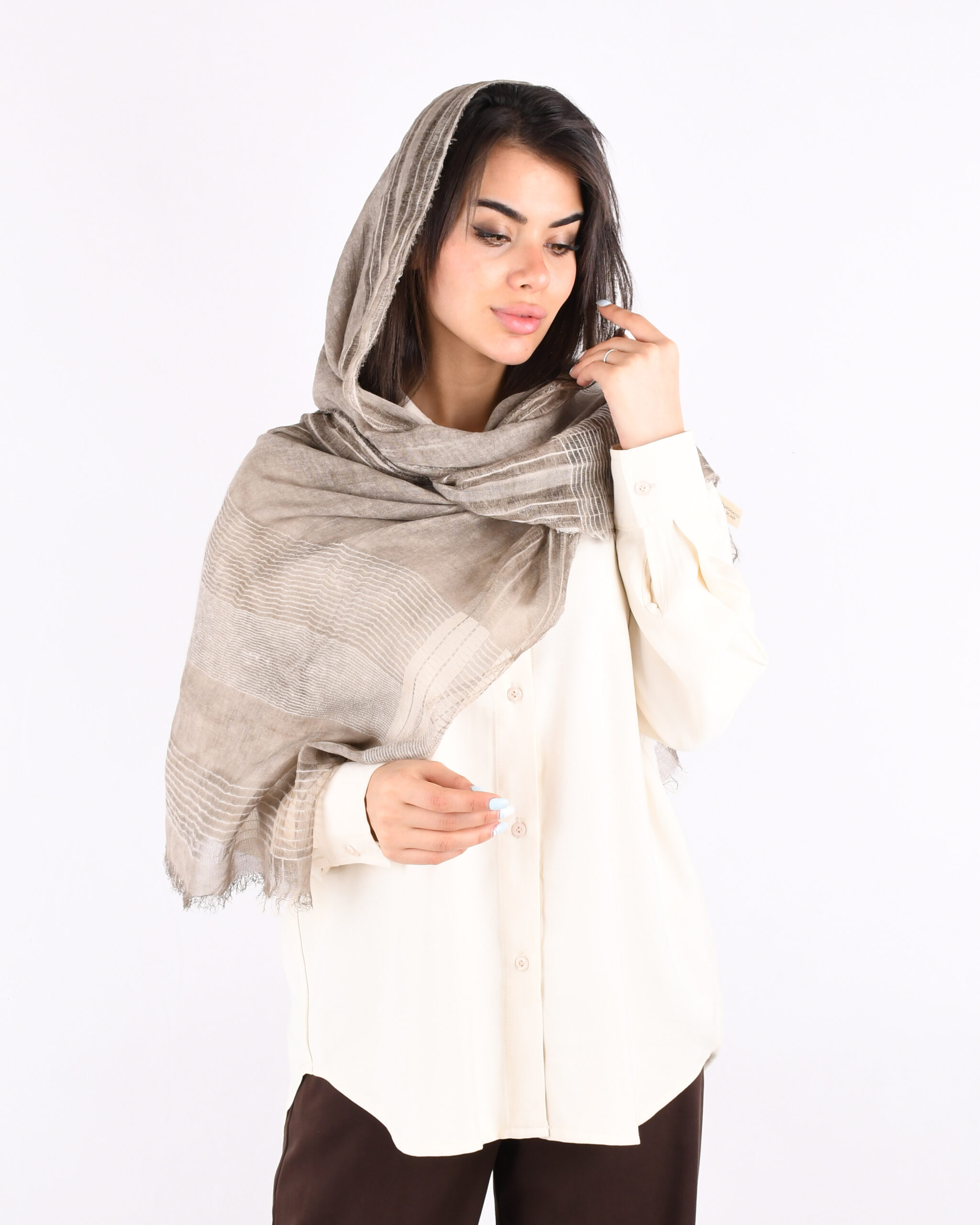 شال کتان مادام S00998